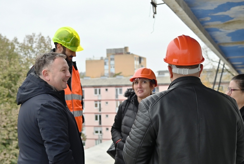 Redovni obilasci radilišta na sanaciji upravne zgrade u Doboju